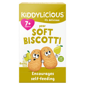 Kiddylicious Pear Soft Biscotti 6x20g