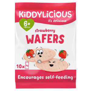 Kiddylicious Strawberry Wafer 10 X4 G