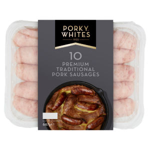 10 Premium Traditional Pork Sausages 667g