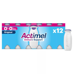 Actimel Original Fat Free Immunity Live Yoghurt Drink 12 x 100g