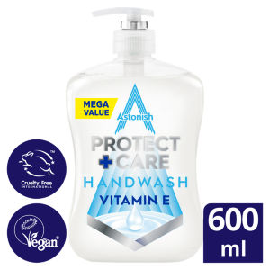 Astonish Protect + Care Antibacterial Handwash Vitamin E 600ml