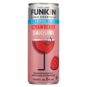 Alcohol Free 0% Strawberry Daiquiri Nitro Cocktails 200ml