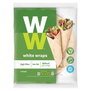 6 White Wraps