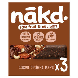 nakd. Cocoa Delight Fruit & Nut Bars Multipack