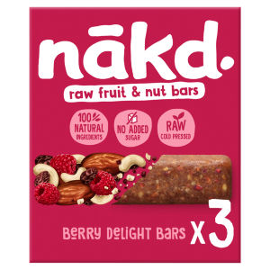 nakd. Berry Delight Fruit & Nut Bars Multipack