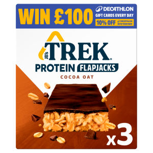TREK Cocoa Oat Protein Flapjacks Multipack 3x50g