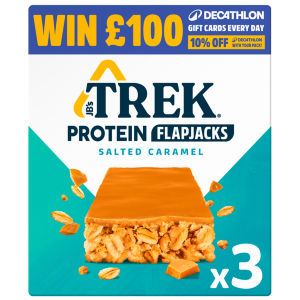 TREK Salted Caramel Protein Flapjacks 3 x 50g