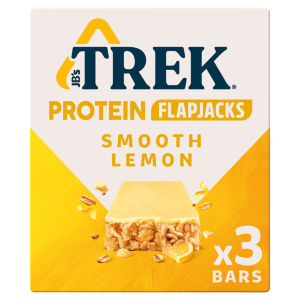 Trek Smooth Lemon Protein Flapjacks 3 x 50g