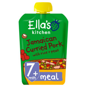Organic Jamaican Curried Pork with Rice Baby Pouch 7+ Months