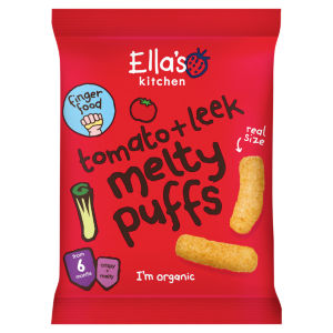 Ella's Kitchen Tomato & Leek Melty Puffs Baby Snack 6+ Months
