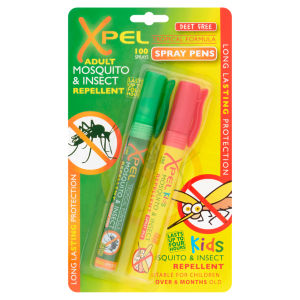 Adult Mosquito & Insect Repellent Spray Pens 2 x 10ml