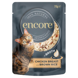 Chicken Breast with Brown Rice in Broth 70g