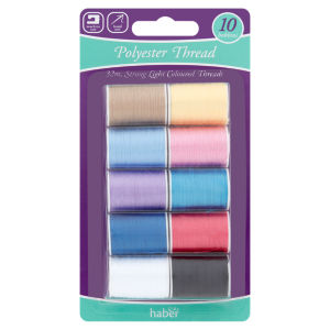Light Polyester Thread 10 Bobbins