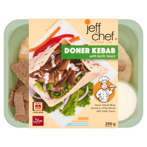 Doner Kebab with Garlic Sauce 290g