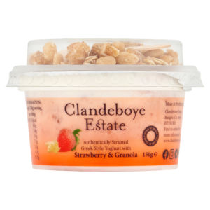 Authentically Strained Greek Style Yoghurt with Strawberry & Granola
