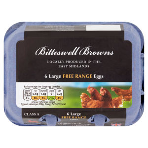 Clarence Court  Burford Brown 6 Large Free Range Eggs