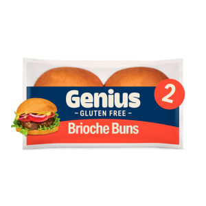 Genius Gluten Free Brioche Style Burger Buns 2 Pack