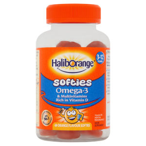 Haliborange Multivitamin with Omega-3 Orange Softies 60s