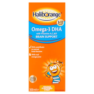 Omega-3 DHA Orange Flavour Liquid 300ml 3-12 Years