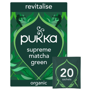 Pukka Organic Supreme Matcha Green Herbal Tea 20 Green Tea Bags 30g