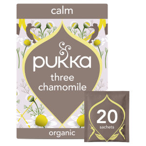 Pukka Organic Three Chamomile Herbal Tea 20 Tea Bags 30g