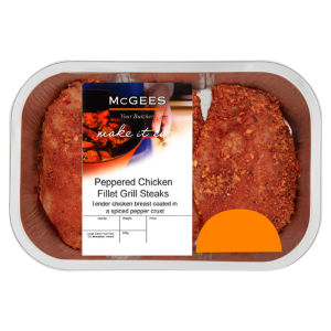 Your Butcher Peppered Chicken Fillet Grill Steaks 340g