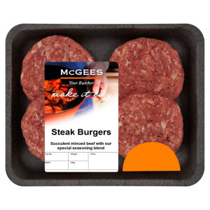 Your Butcher Peppered Steak Burgers 430g