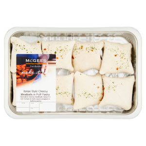Italian Style Cheesy Meatballs in Puff Pastry 520g