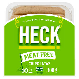 Heck 10 Pork Chipolatas 340G