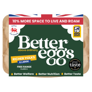 6 Large Rich Yolk Free Range Eggs