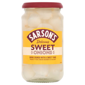 Sarsons Sweet Onions 460G