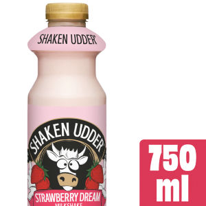 Shaken Udder Strawberry Dream Milkshake 750ml