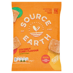 Coconut Curry Flavour Lentil Crisps