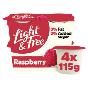Raspberry Greek Style Fat Free Yoghurt Multipack 4x115g