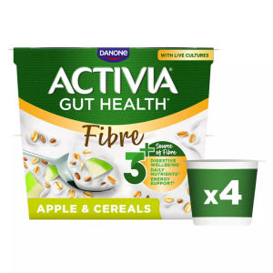 Activia Fibre Berries & Cereals Gut Health Breakfast Yoghurt Multipack