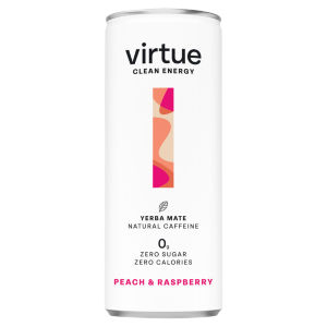 Virtue Yerba Mate Peach & Raspberry Clean Energy 