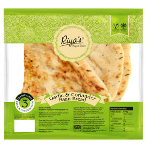 Original Recipe 3 Garlic & Coriander Naan Bread
