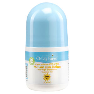Kids Roll-On Sun Lotion SPF 50+ Very High Protection 50ml Fragrance-Free for Sensitive Skin