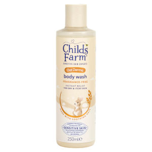 OatDerma Body Wash 250ml, Fragrance Free, Sensitive Skin, Baby Kids Shower Gel