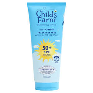 childs farm 50+ spf sun cream 200ml