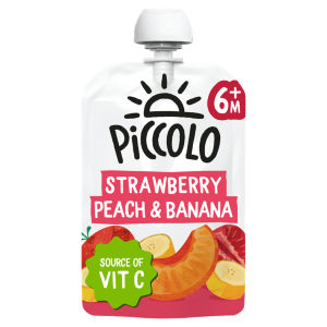 Organic Strawberry, Banana & Peach Smooth 4+ Months 100g
