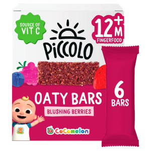 Piccolo Organic Cocomelon Oaty Bars Blushing Berries with Acerola 12+ Months 6 x 23g
