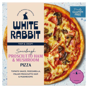 White Rabbit Prosciutto Ham & Mushroom Sourdough Gluten Free Pizza 332g