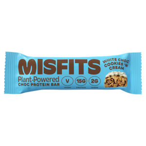 Plant-Powered Choc Protein Bar White Choc Cookies 'N Cream Flavour