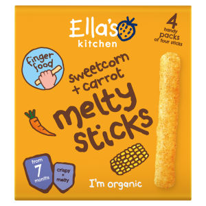 Sweetcorn + Carrot Melty Sticks from 7 Months 4 x 6g (24g)