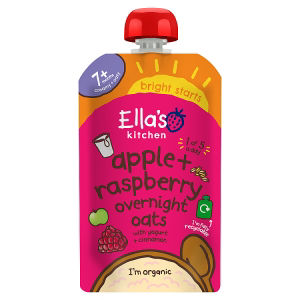 Ella's Kitchen Apple + Raspberries Overnight Oats 7+ Months 100g