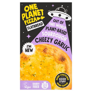 One Planet Pizza Sourdough Cheezy Garlic Flatbread 190g