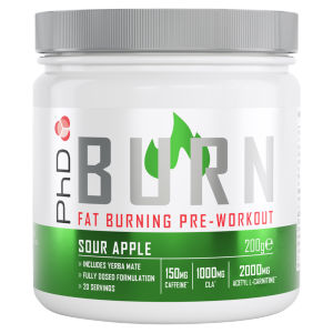Burn Fat Burning Pre-Workout Sour Apple 200g