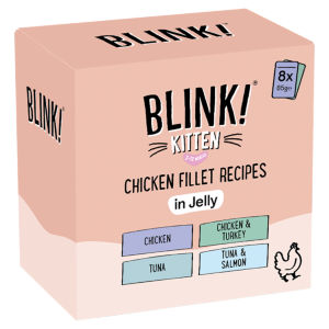 Kitten Chicken & Fish Fillet Recipes in Jelly 2-12 Months 8 x 85g
