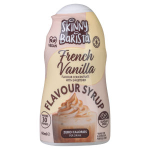 Shots Barista French Vanilla Flavour Syrup Concentrate with Sweetener 60ml